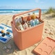 image 2 of Large 24L Pastel Coloured Cooler Box