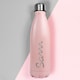 image 2 of Personalised Name Only Pink Metal Insulated Drinks Bottle