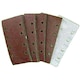 image 1 of Hook/Loop 1/3 Sheet Sanding Sander Sandpaper Pads 50 Pack 40 Grit