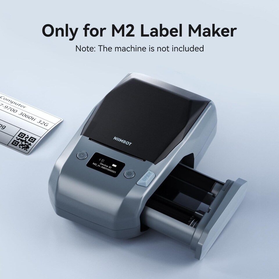 image 1 of NIIMBOT M2_H Thermal Transfer Ribbon Cartridge Black