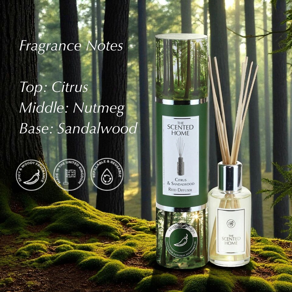 image 1 of Ashleigh & Burwood Citrus & Sandalwood Reed Diffuser 150ml