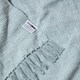 image 7 of Homescapes Nirvana Slub Cotton Grey Throw - 255 x 360 cm Grey