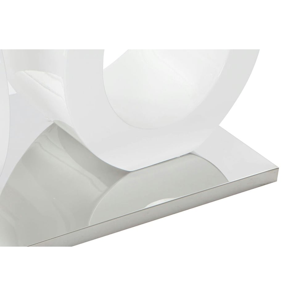 image 1 of Centre Table DKD Home Decor White Transparent Wood Crystal MDF Wood 110 x 60 x 45 cm N/A