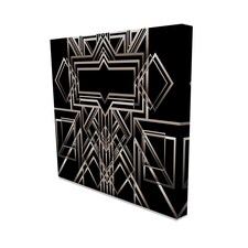 Art deco geometric pattern (1920's style) (Canvas Prints) 102cm x 76cm