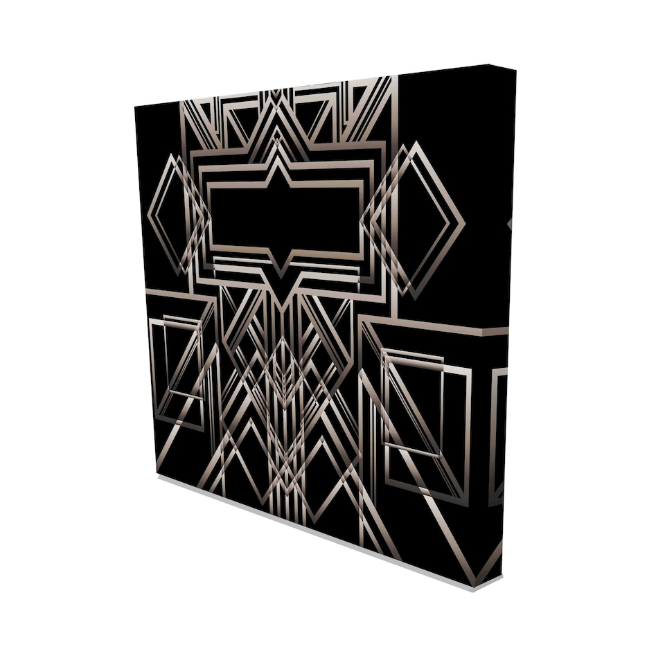 image 1 of Art deco geometric pattern (1920's style) (Canvas Prints) 102cm x 76cm
