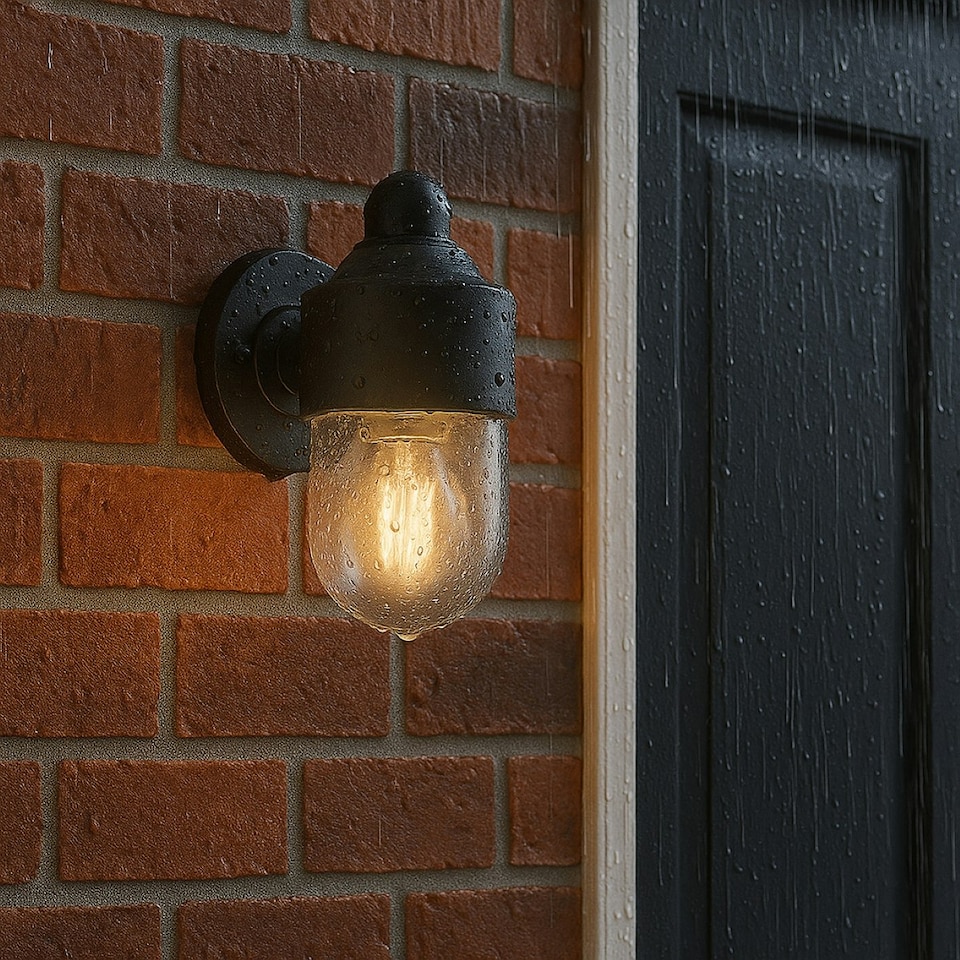 image 1 of CGC VERONICA Black Cylinder Modern Outdoor Light Black