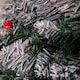 image 7 of 45cm Snow Tipped Green Wreath Christmas Decoration with 125 Tips, Pine Cones and Berries