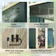 image 6 of Outsunny 6.5x4FT Garden Shed Lockable Metal Tool Shed Green