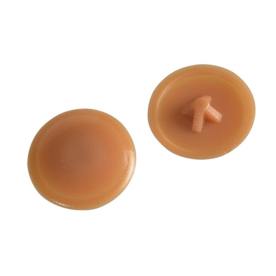 Forgefix Pozi Compatible Cover Cap - Multi Colour - Light Brown, Forge Pack 50