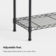 image 5 of VonHaus 4 Tier Wire Shelving Unit for Home Storage