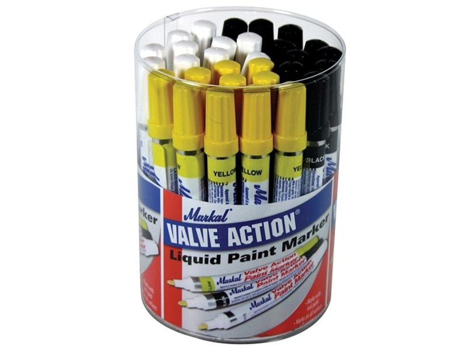 Markal Valve Action Paint Marker (Tub Of 24) | Multi