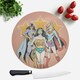 image 1 of DC Superhero Women Round Chopping Board N/A