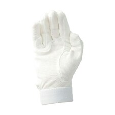 Hy5 Adults Cotton Pimple Palm Riding Gloves - White - S | White | S