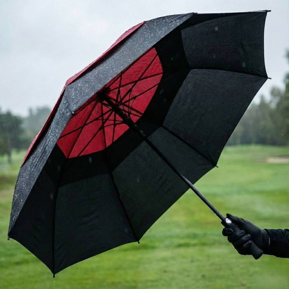 image 1 of 68.5cm Assorted Double Canopy Golf Umbrella