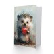 image 2 of Adorable Love Heart Arty Occasion Baby Birthday Card