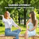 image 3 of Outsunny 1.1M Outdoor Garden Bench Patio Loveseat Fir Wood 2 Person