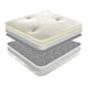 image 3 of 4ft Small Double Latex Open Coil Mattress - (120cm)