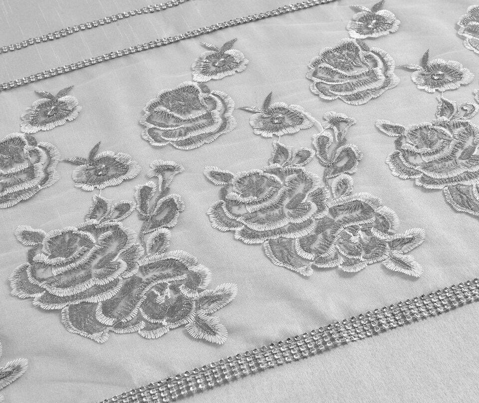 image 1 of Kampala Hill Amara Duvet Cover Set Silver | Grey | Silver | King