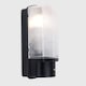 image 3 of ValueLights Griffin Outdoor IP44 Rated Dusk to Dawn Bulkhead Wall Light & Cool White LED Bulb | Black