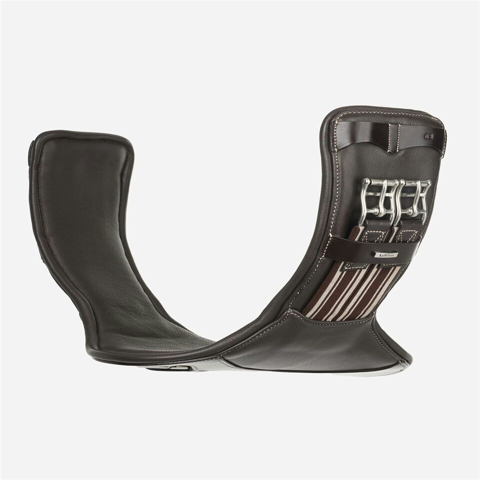image 1 of LeMieux Arika Contoured Short Stud Girth Brown | 50cm