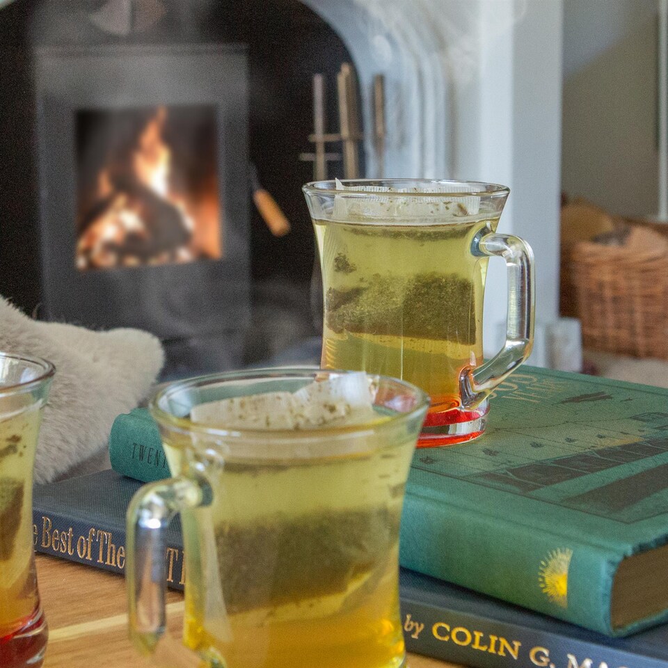 image 1 of LAV Zen+ Coloured Base Glass Coffee Mugs - 225ml - Multicolour - Pack of 6 | Multi | Multicolour