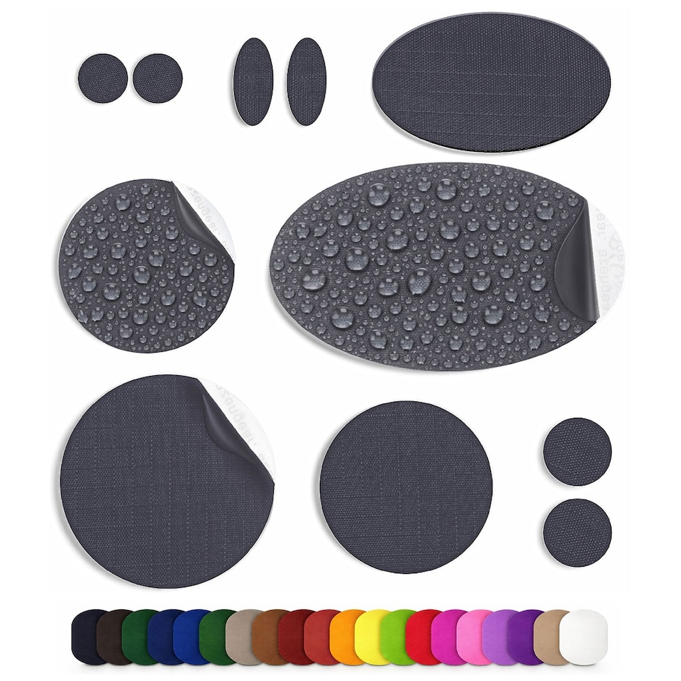 image 1 of aZengear Jacket Repair Patches for Tents, Gear - Waterproof, Self-Adhesive, Tear-Cold-Heat-Resistant