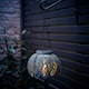 image 3 of ValueLights Artichoke Powder Blue Hanging Solar Light | Blue