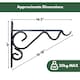 image 4 of Marco Paul Black Steel Wall Mounted Hook 16"