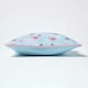 image 3 of Homescapes Cotton Birds and Flower Cushion Cover - 30 x 30 cm | Blue | Blue | 30 x 30 cm
