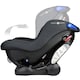 image 4 of Cozy N Safe Fitzroy Group 0+1 Car Seat 0-18kg, Rear & Forward Facing, 5 Point Harness, Reclining Baby Toddler Car Seat, Birth to 4 Years, Deep Padded Child Seat (Graphite)