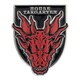 image 1 of House Of The Dragon Badge - Black/Red/Silver - One Size