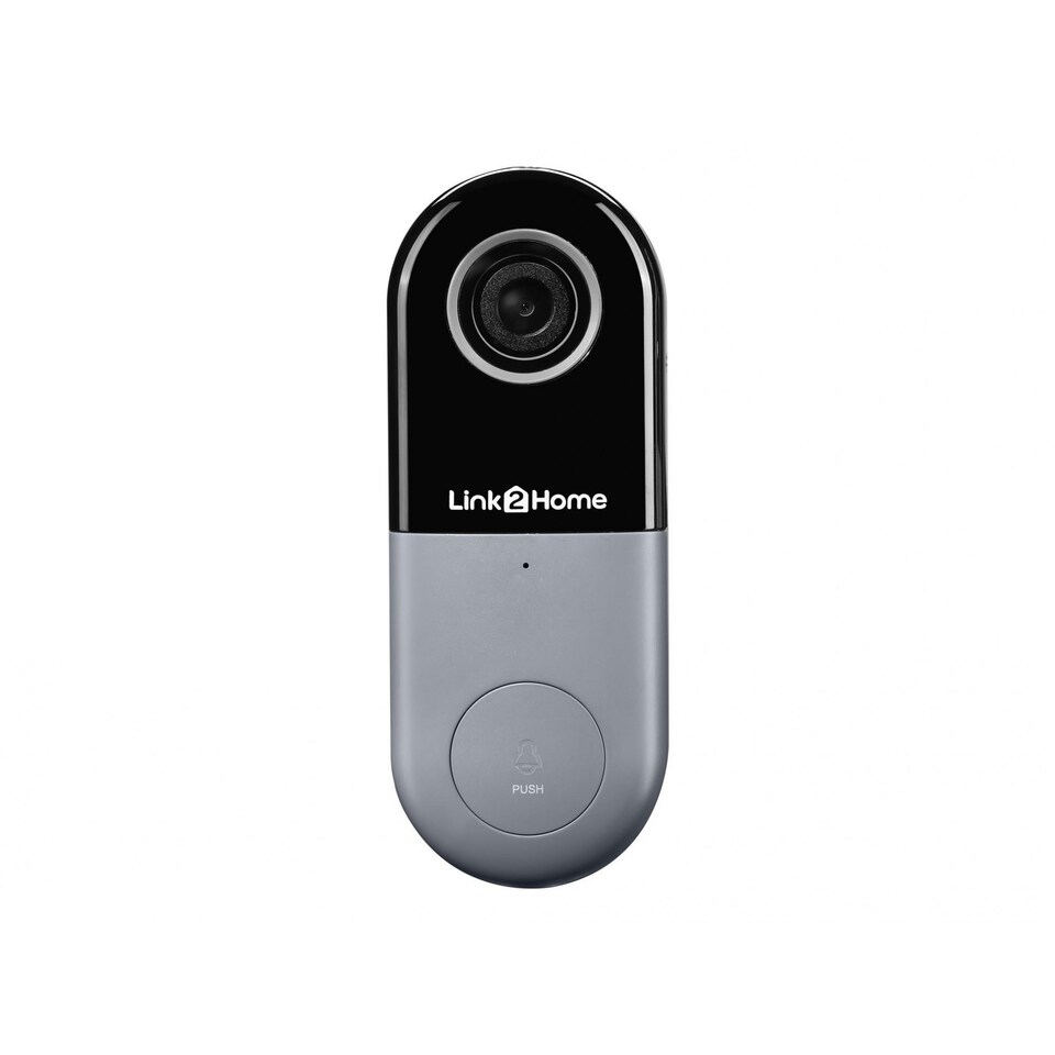 image 1 of Link2home Weatherproof (ip54) Smart Doorbell (UK Plug) | Multi | Multi Colour | Wired | 1