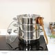 image 4 of Buckingham Stainless Steel 3 Tier Steamer Set 18 cm  Premium Quality