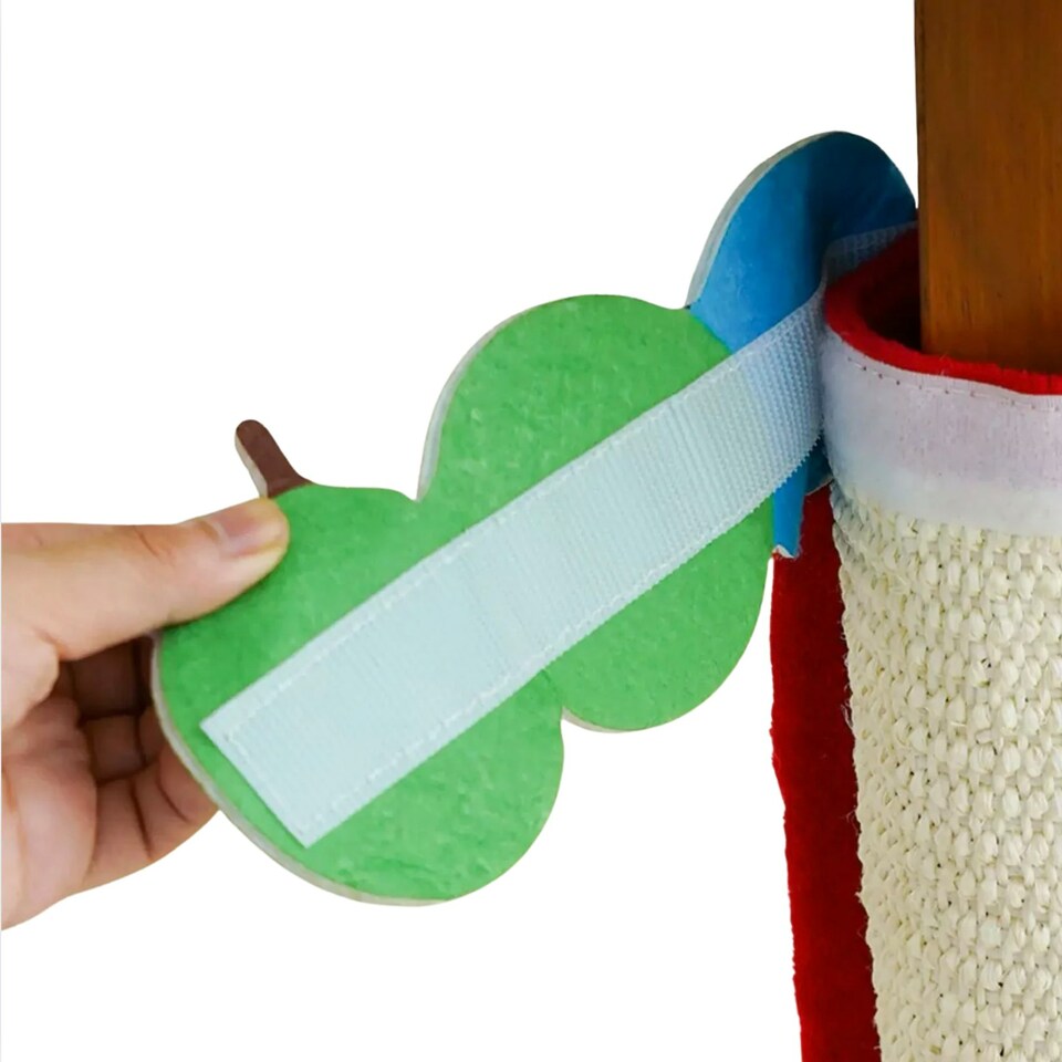 image 1 of ZEZE Caterpillar Velcro Cat Scratching Mat