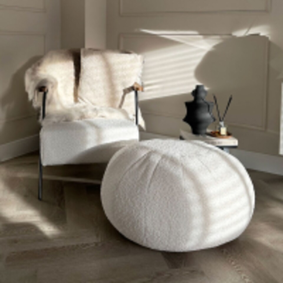 image 1 of rucomfy Indoor Snug Pouffe - Comfortable Bean Bag Footstool