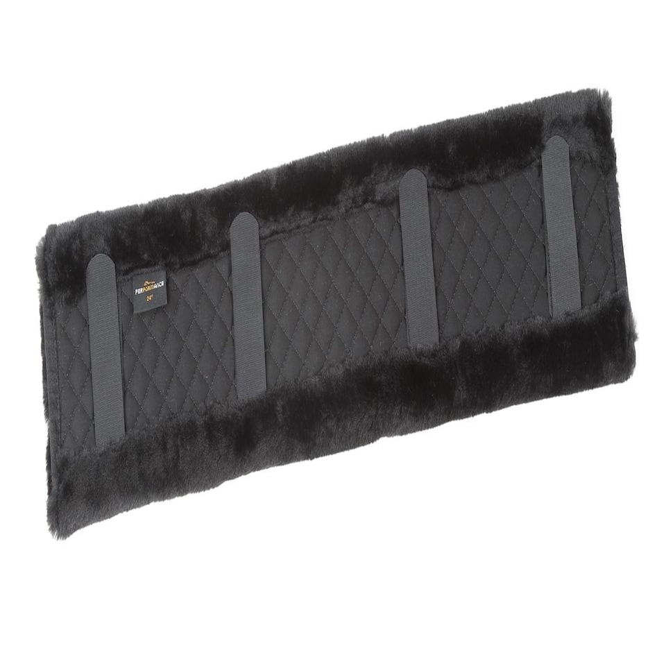 image 1 of Shires Performance Supafleece Gp Girth Cover Black | 38 Inch