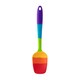 image 1 of Taylor's Eye Witness Rainbow Silicone Spatula Spoon