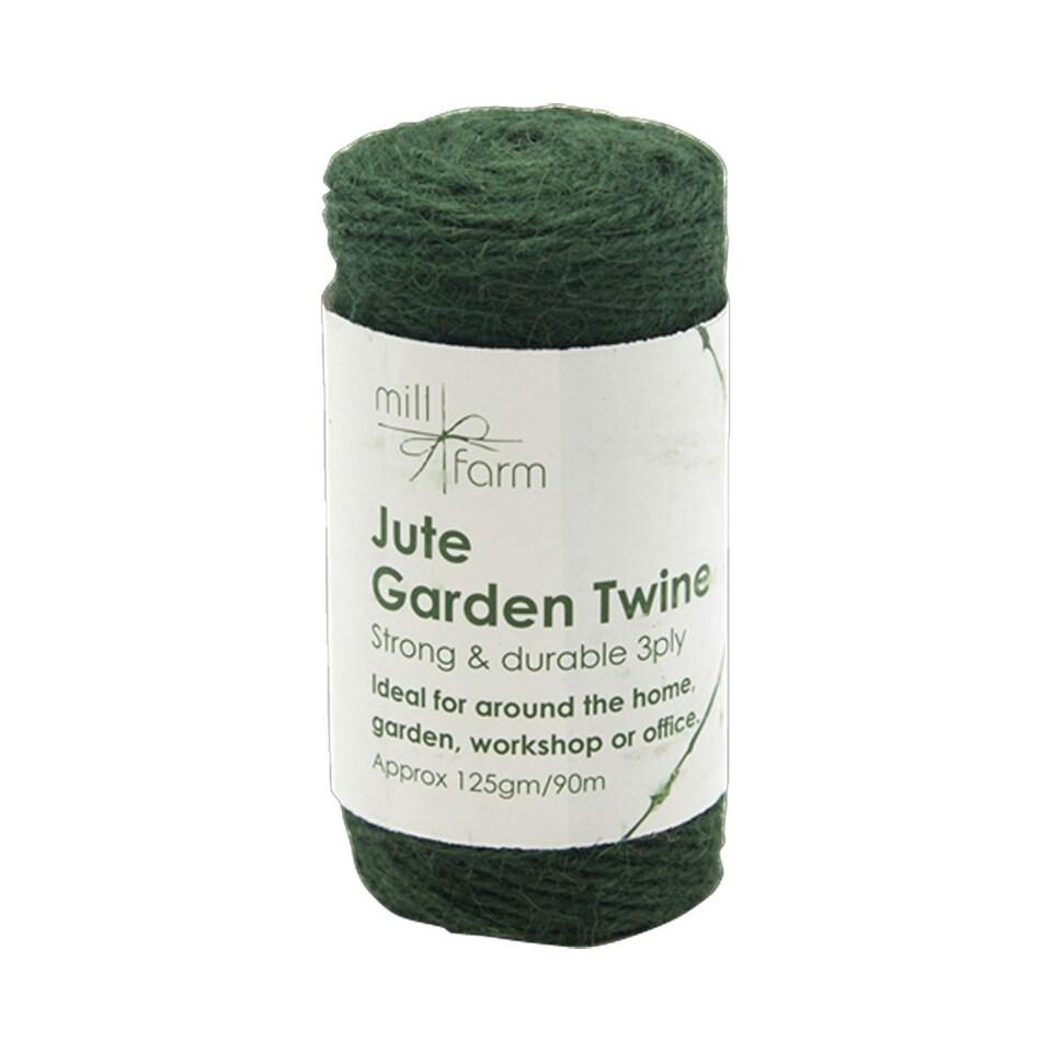 Mill Farm Green Jute Twine Spool Small 125g/ 90m - One Colour - One Size