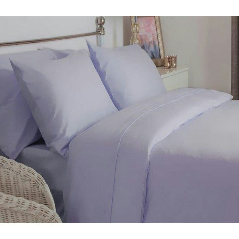 image 1 of Belledorm Brushed Cotton Flat Sheet - Heather - Single