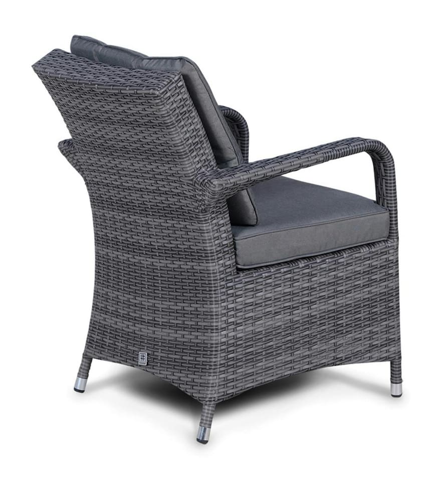 image 1 of Arizona Outdoor Rattan Garden Dining Chair Grey | Grey