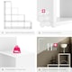 image 4 of Bookshelf Talisa - 10 shelving compartments in cube design White