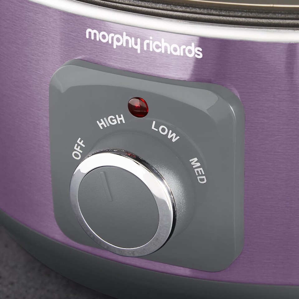 image 1 of Morphy Richards Accents Sear & Stew 3.5L Slow Cooker Purple