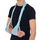 image 9 of Oypla Adjustable Arm Elbow Shoulder Stabiliser Sling Brace Support Blue | One Size