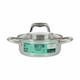 image 2 of Casserole with glass lid Quttin Caesar Steel ø 18 x 7 cm (6 Units) N/A