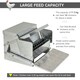 image 3 of PawHut Automatic Chicken Feeder Galvanized Steel Poultry Feeders 11.5KG