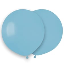 Baby Blue Biodegradable Latex Balloons 48cm / 19 in - Pack of 25