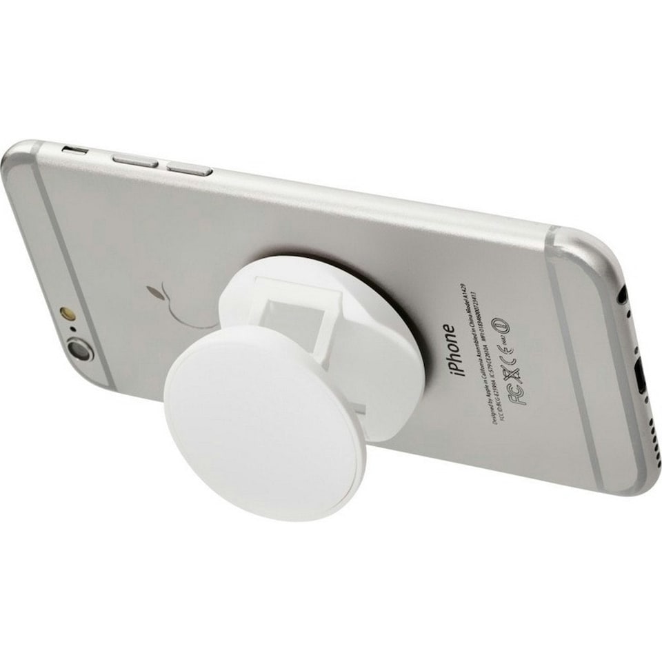 image 1 of Bullet Brace Phone Stand With Grip - White - One Size | White | White