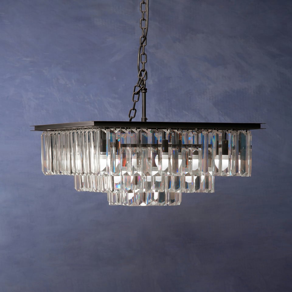 image 1 of Interiors by Premier Multi Crystal Pendant Light