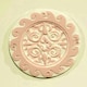 image 4 of Primrose Terracotta Flared Square Tuscan Planter in Light Pistachio 44cm