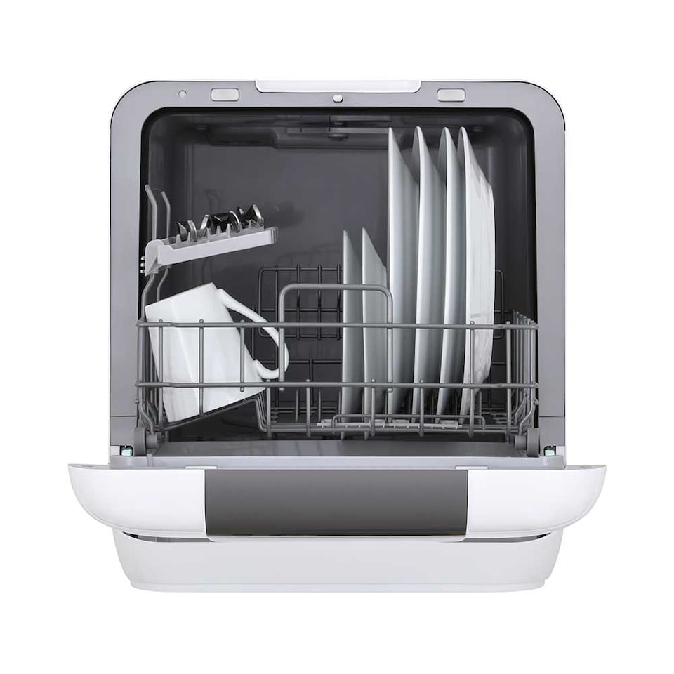 image 1 of Cookology 3 Place Setting Table Top Dishwasher in Compact Mini Size - MCDW3BK White